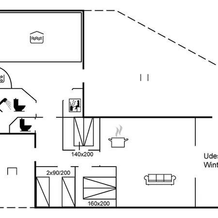 Peder - 950m From The Sea By Interhome Сasa de vacaciones Hejls
